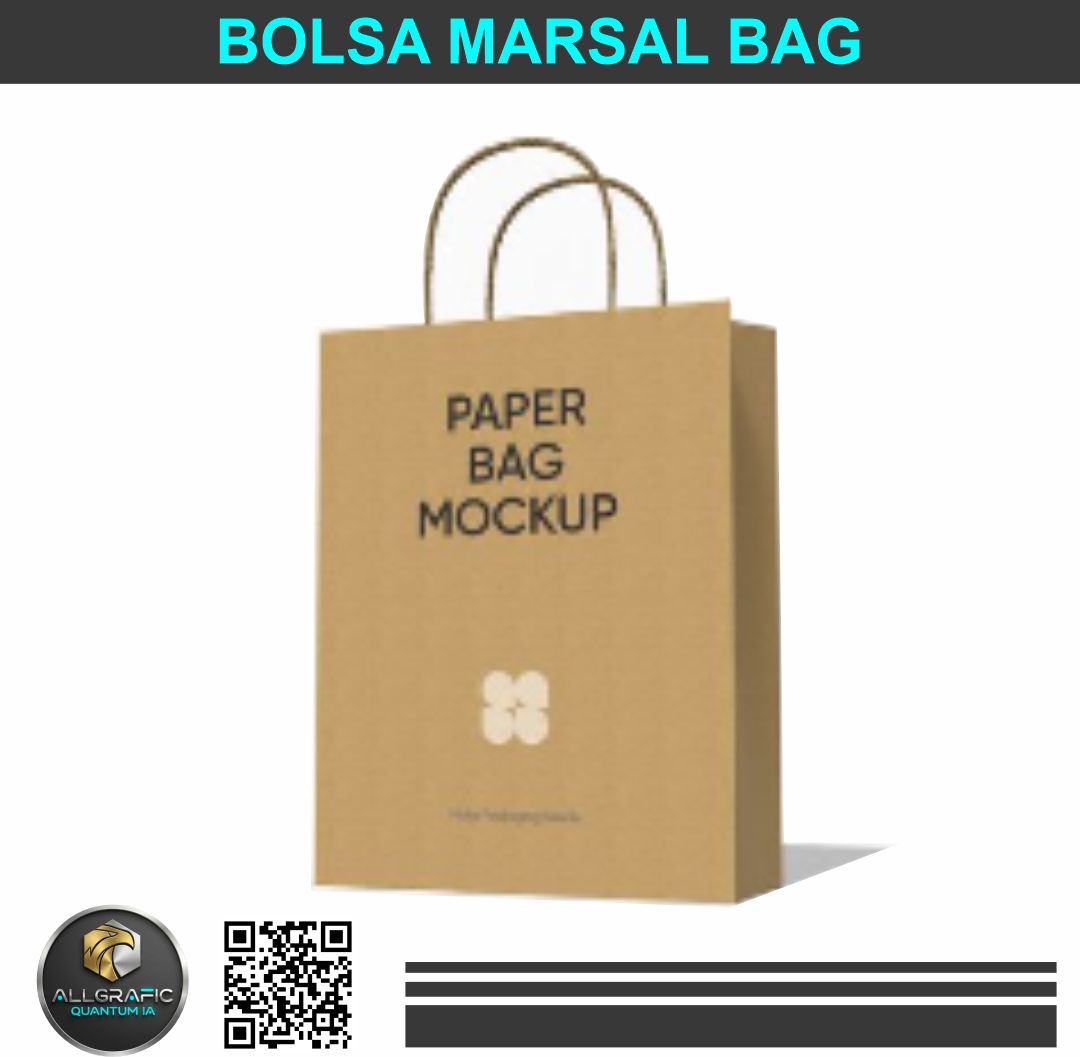 bolsa marsal bag de compras legacy vertical e impresion