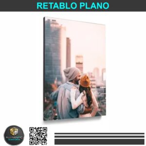 Retablo mdf 9mm con vinilo laminado mate o brillante