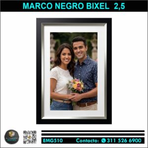 MARCO NEGRO BIXEL  2,5